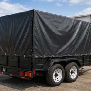 Carpa para carro de arrastre fabricada en PVC para protección de carga